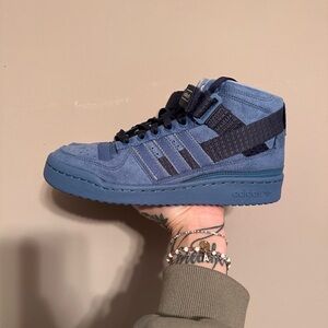 BRAND NEW, NEVER WORN Adidas Parley Men's Blue High-Top Sneakers